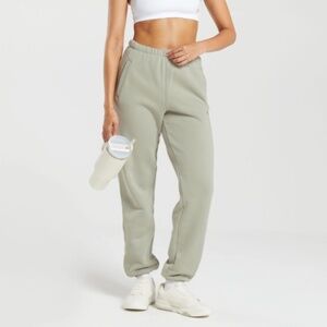 Gymshark Heavyweight Loopback Sweat Joggers - Stone Grey